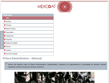 Tablet Screenshot of mexcoat.com